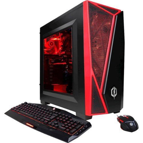  CyberPowerPC - Gamer Master Desktop - AMD Ryzen 5 1600 - 8GB Memory - AMD Radeon RX 570 - 2TB Hard Drive - Black