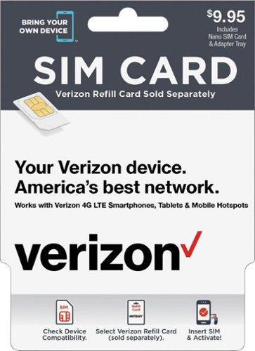  Verizon - $9.95 SIM Card Kit