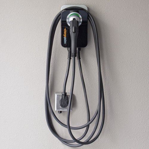 ChargePoint - Home Electric Vehicle Charger WiFi-Enabled - Plug-In - 32 Amp - 25 ft. cord - Indoor Install - Gray-Front_Standard 