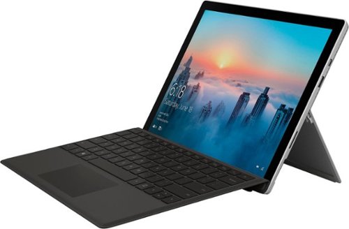  Microsoft - Surface Pro 4 with Black Type Cover - 12.3&quot; - 128GB - Intel Core i5 - Silver