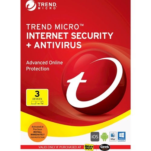 Trend Micro Internet Security + Antivirus for TTS (10 Devices) [Digital]
