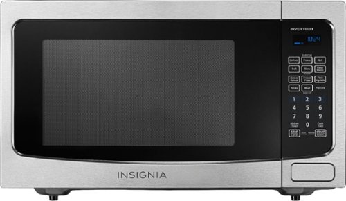  Insignia™ - 1.6 Cu. Ft. Family-Size Microwave - Stainless Steel