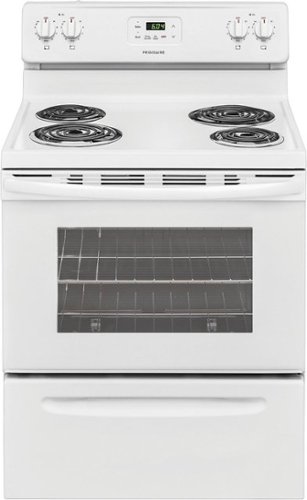 Frigidaire - 4.8 Cu. Ft. Freestanding Electric Range - White-Front_Standard 