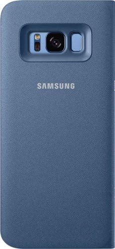 LED Wallet Cover for Samsung Galaxy S8 - Blue
