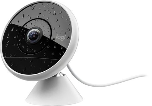  Logitech - Circle 2 Indoor/Outdoor 1080p Wi-Fi Home Security Camera