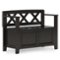 Simpli Home - Amherst Small Entryway Storage Bench - Hickory Brown-Front_Standard