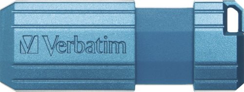  Verbatim - Store 'n' Go PinStripe 16GB USB 2.0 Flash Drive - Carribean Blue