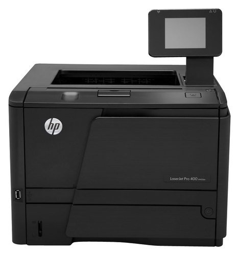  HP - LaserJet Pro 400 Wireless Black-and-White Printer - Black