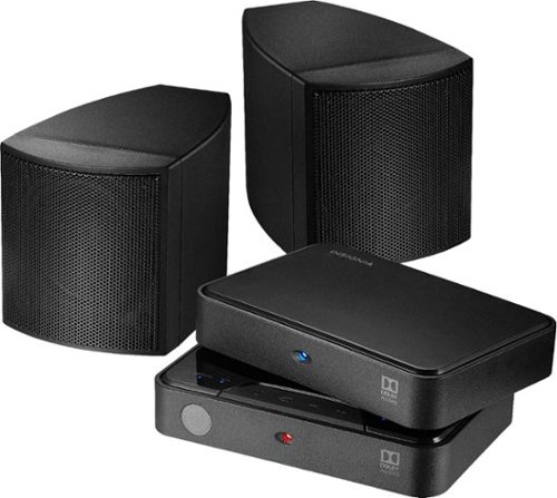  Insignia™ - Universal Rear Speakers (Pair) - Black