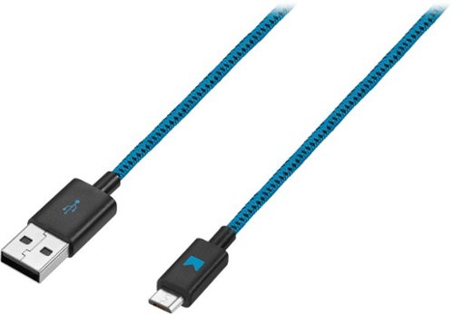  Modal™ - 4' USB-to-Micro USB Cable - Black/blue