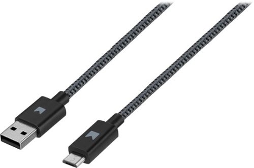  Modal™ - 4' USB-to-Micro USB Cable - Gray/black
