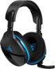 Turtle Beach - Stealth 600 Wireless Surround Sound Gaming Headset for PlayStation 4 and PlayStation 4 Pro - Black/Blue-Angle_Standard