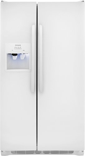  Frigidaire - 25.6 Cu. Ft. Side-by-Side Refrigerator with Thru-the-Door Ice and Water - Pearl