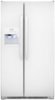Frigidaire - 22.6 Cu. Ft. Side-by-Side Refrigerator with Thru-the-Door Ice and Water - Pearl White-Front_Standard 
