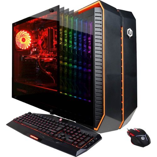  CyberPowerPC - Gamer Xtreme Desktop - Intel Core i5 - 8GB Memory - NVIDIA GeForce GTX 1060 - 1TB Hard Drive - Black/orange