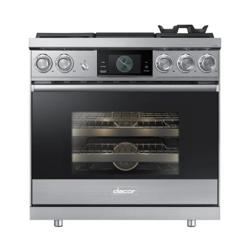 Dacor - Contemporary 4.8 Cu. Ft. Freestanding Dual Fuel Four Part Pure Convection Range with Steam-Assist, NG, High Altitude - Stainless steel