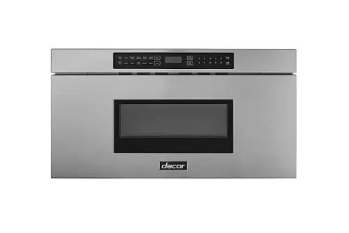 Front. Dacor - 30" 1.2 Cu. Ft. Built-In Microwave Drawer with Multi-Sequence Cooking and Smart Moisture Sensor - Silver Stainless Steel.