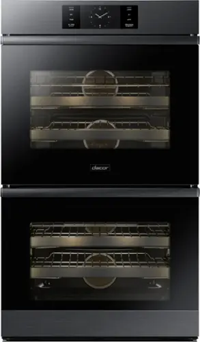 Front. Dacor - Contemporary 30" Built-In Double Electric Convection Wall Oven with Steam-Assist - Graphite Steel.