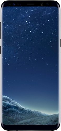 Samsung - Geek Squad Certified Refurbished Galaxy S8+ with 64GB Memory Cell Phone - Midnight Black (Verizon)-Front_Standard
