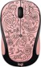 Logitech - M325c Doodle Collection Wireless Optical Mouse - Peaches N' Dream-Front_Standard