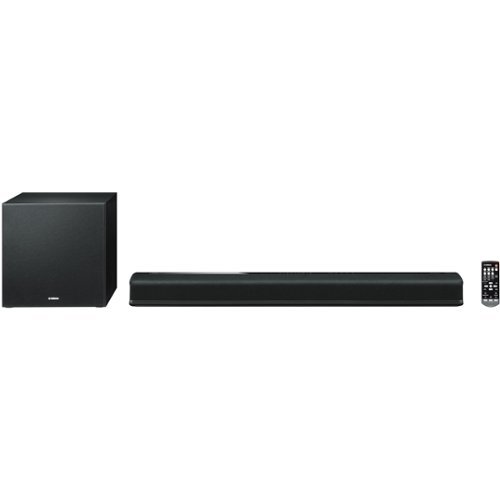 Yamaha - MusicCast YAS-706 Wireless Sound Bar with Wireless Subwoofer and Built-In Triple Amplifier Drive - Black-Front_Standard 