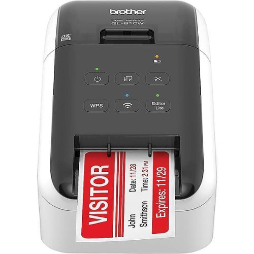 UPC 012502646334 product image for Brother QL-810W Ultra-Fast Label Printer with Wireless Networking - White/Black | upcitemdb.com