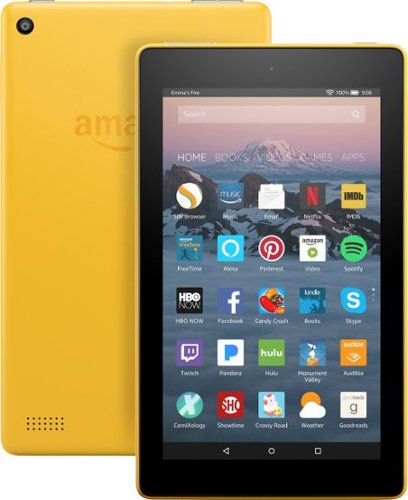  Amazon - Fire 7 - 7&quot; - Tablet - 16GB 7th Generation, 2017 Release - Canary Yellow