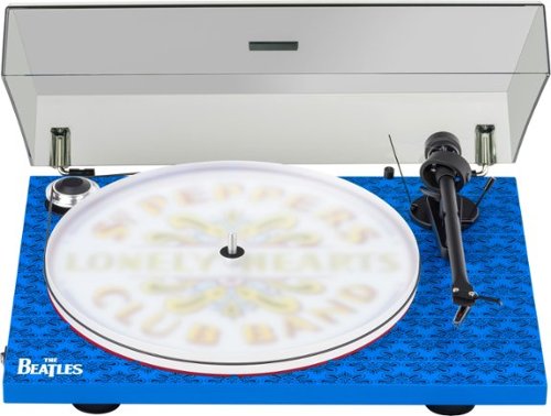  Pro-Ject - Essential Stereo Turntable (Beatles Sgt. Pepper edition) - White/blue