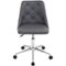 LumiSource - 5-Pointed Star Foam and Leatherette Executive Chair - Gray-Front_Standard