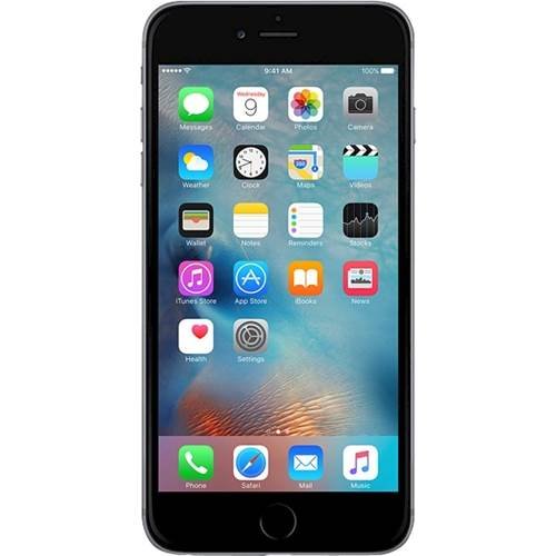  Apple - Refurbished Good - iPhone 6 Plus 4G LTE with 128GB Memory Cell Phone (Unlocked) - Space Gray