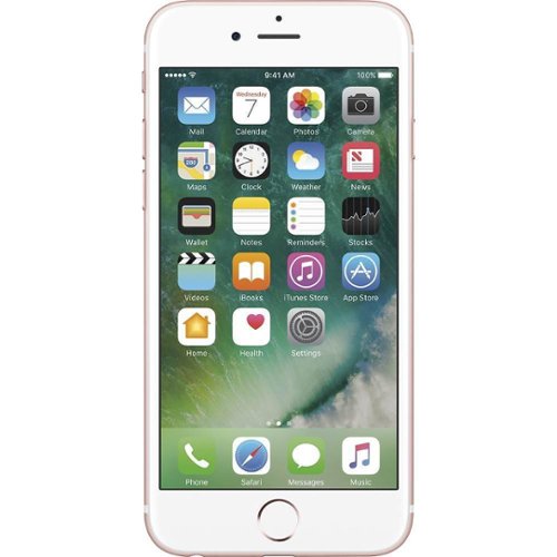  Apple - Refurbished Good - iPhone 6s 4G LTE with 128GB Memory Cell Phone (Unlocked) - Rose Gold