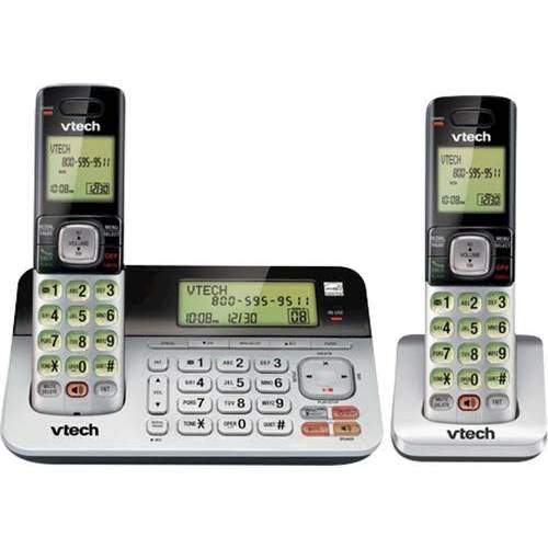 VTech - CS6859-2 DECT 6.0 Expandable Cordless Phone System with Digital Answering System-Angle_Standard 