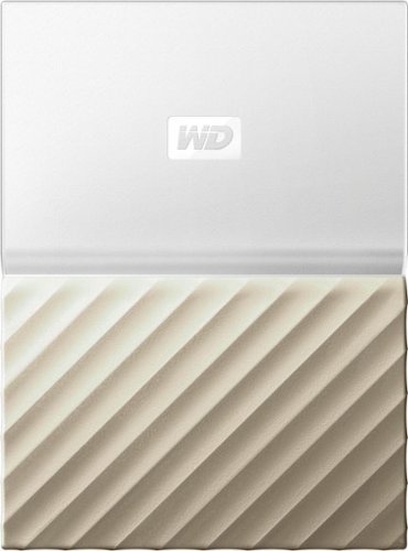WD - My Passport Ultra 2TB External USB 3.0 Portable Hard Drive - White-gold-Front_Standard 