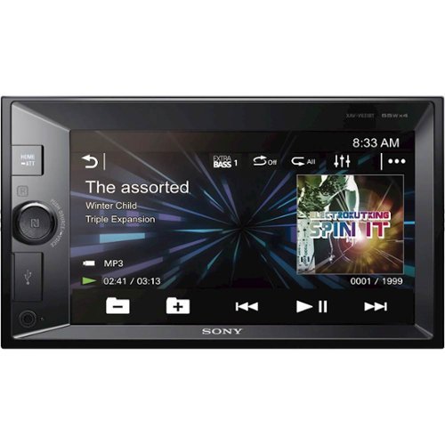  Sony - 6.2&quot; - Built-in Bluetooth - In-Dash Digital Media Receiver - Black