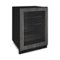 U-Line - 1000 Series 5.4 Cu. Ft. Built-In Mini Fridge - Gray-Front_Standard