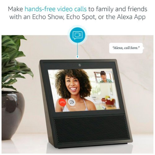 Amazon Echo Show (1st Generation) Smart Speaker with Alexa Black
