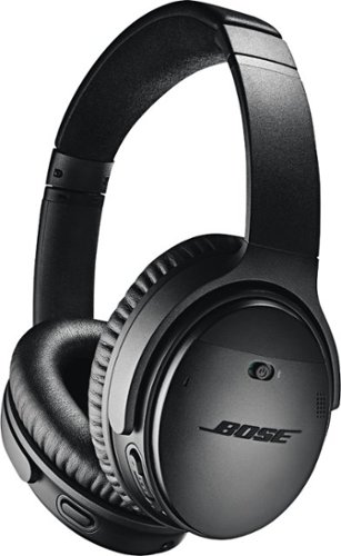 Bose - QuietComfort 35 II Wireless Noise Cancelling Over-the-Ear Headphones - Black