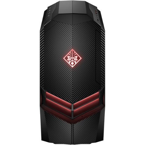 Gaming Desktop - AMD Ryzen 7-Series - 16GB Memory - NVIDIA GeForce GTX 1070 - 256GB Solid State Drive + 1TB Hard Drive - HP finish in black-Front_Standard 
