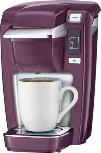 Keurig - K-Mini K15 Single-Serve K-Cup Pod Coffee Maker - Black Plum-Angle_Standard 