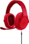 Logitech - G433 Wired 7.1 Gaming Headset for PC, Mac, Nintendo Switch, PS4, Xbox One - Red-Front_Standard