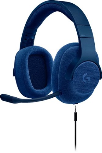 Logitech - G433 Wired 7.1 Gaming Headset - Blue-Front_Standard 