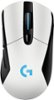 Logitech - G703 Wireless Optical Gaming Mouse with RGB Lighting - White-Front_Standard