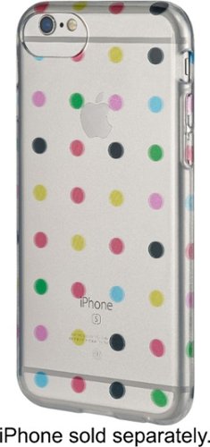  Dynex™ - Soft Shell Case for Apple® iPhone® 6s, 7 and 8 - Candy Dots
