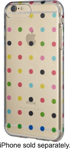  Dynex™ - Soft Shell Case for Apple® iPhone® 6s Plus, 7 Plus and 8 Plus - Candy Dots