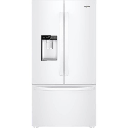 Whirlpool - 23.8 Cu. Ft. French Door Counter-Depth Refrigerator-Front_Standard 