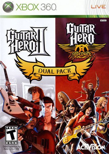  Guitar Hero II/Guitar Hero: Aerosmith Dual Pack Standard Edition - Xbox 360