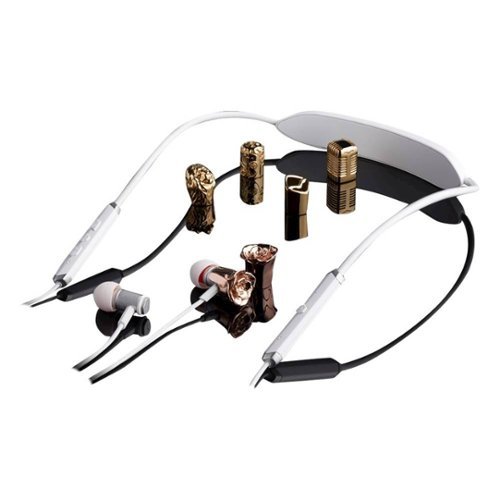 V-MODA Forza Metallo Wireless In-Ear Headphones - White silver GLOBAL SHIPPING