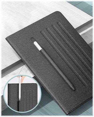 SaharaCase Venture Series Multi-Angle Case for Apple iPad Air 10.9 (4th and 5th Gen) and iPad Air 11 (M2 2024 and M3 2025) - Black GLOBAL SHIPPING