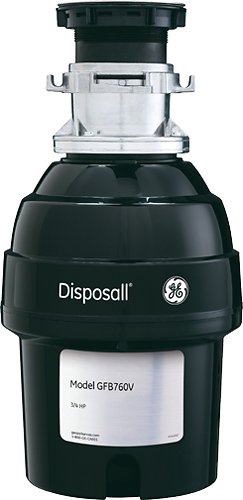 GE - 3/4 HP Disposer - Black-Front_Standard 