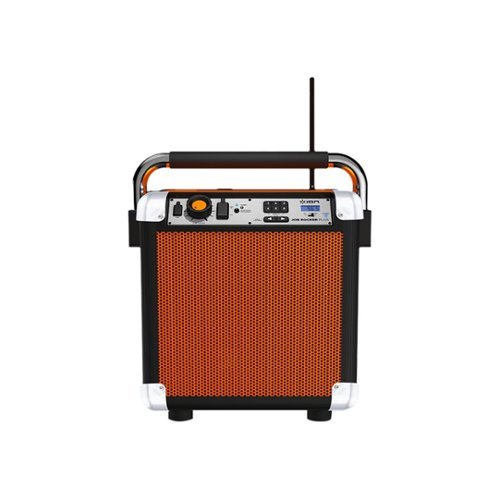  ION Audio - Job Rocker Plus Portable Bluetooth Speaker - Orange